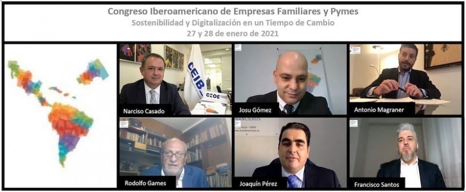 Imagen de una de las intervenciones del congreso en formato online