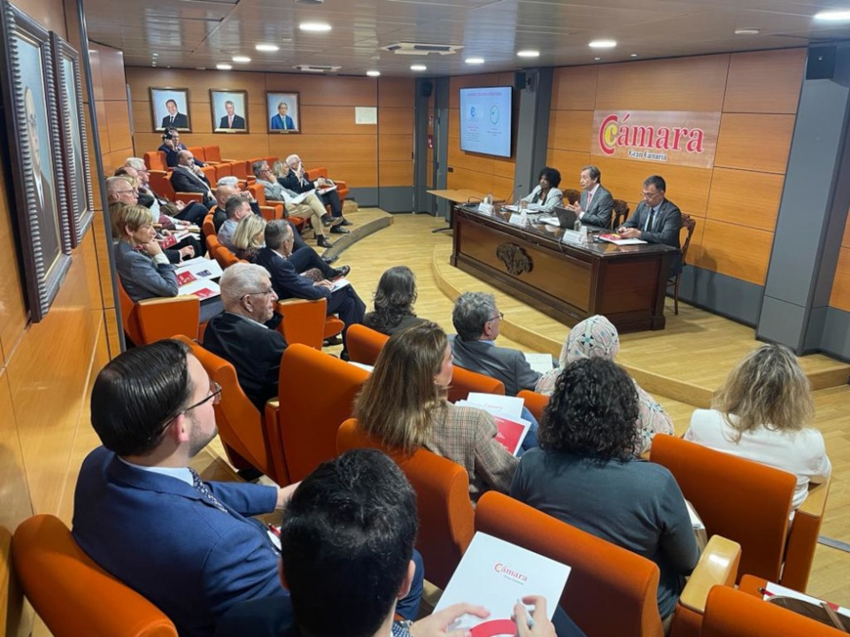 La presentación del Plan de Internacionalización de Canarias, ante el Cuerpo Consular.