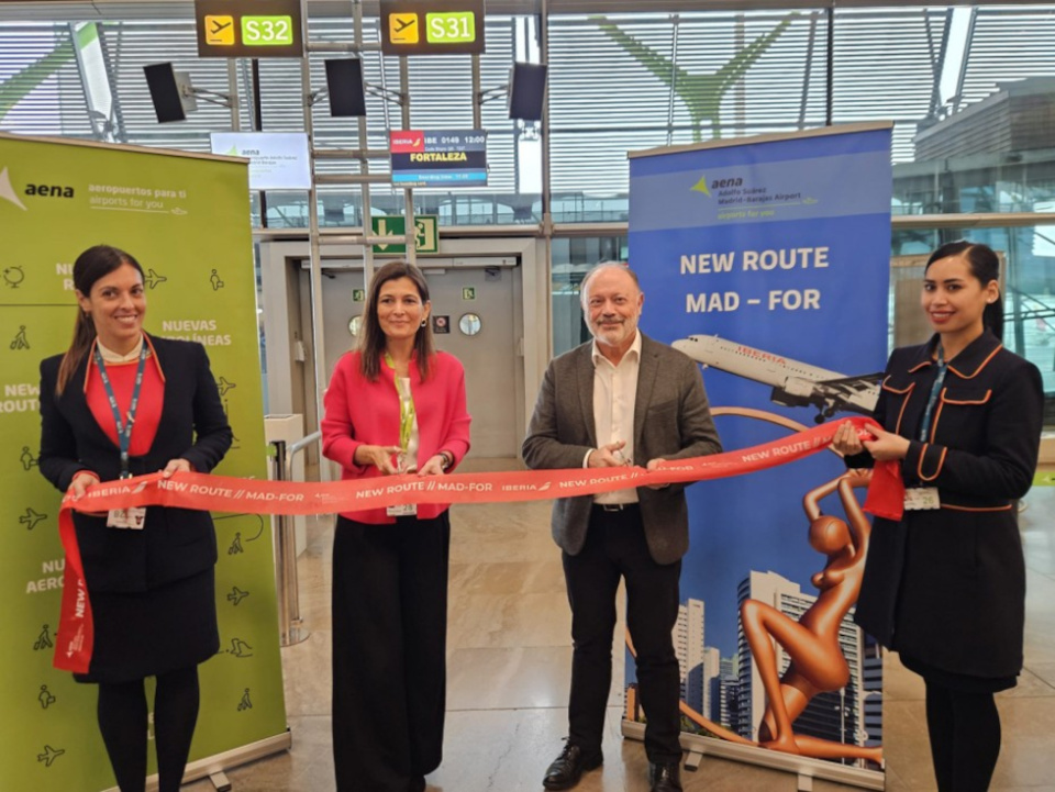 Iberia expande su red en Brasil con el estreno de la ruta a Fortaleza. Iberia expande su red en Brasil con el estreno de la ruta a Fortaleza.