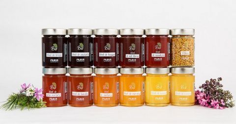 Mieles de la gama ecológica de Muria BIO.