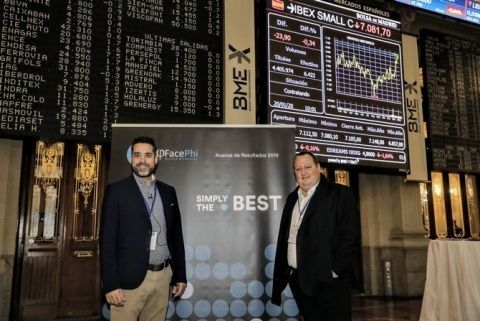 FacePhi opera en el MAB (Mercado Alternativo Bursátil) desde el año 2014 y comercializa sus productos tecnológicos centrados en la seguridad de las entidades.