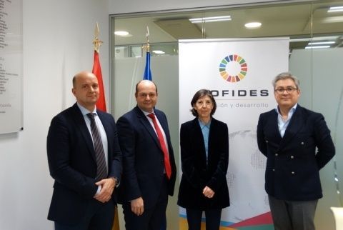 Julio Simarro, Luis Miguel Simarro, Consuelo Díaz y Miguel Ángel Ladero.