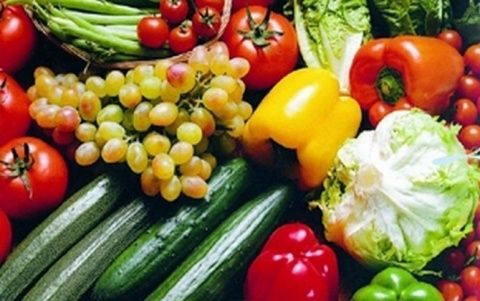 Frutas y hortalizas.