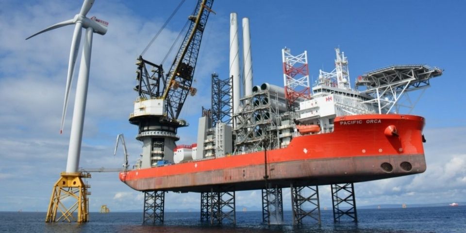 Parque eólico Offshore.