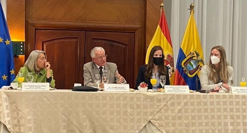 Evento organizado por la Cámara Oficial Española de Comercio e Industrias de Quito.