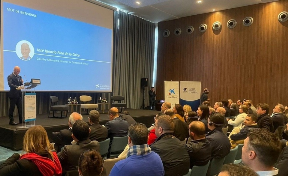 Encuentro CaixaBank-CGEMTTA con empresarios en Tánger.