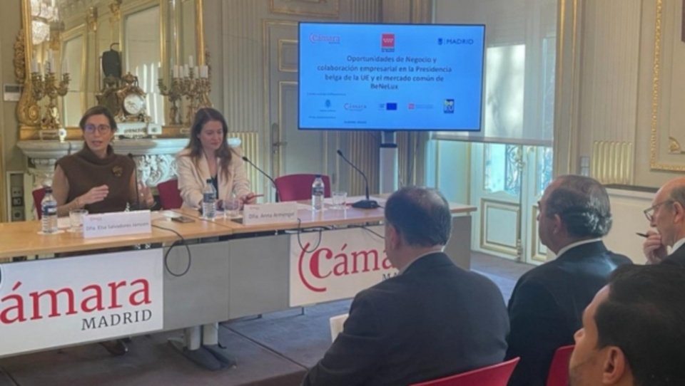 Jornada "Oportunidades de negocio y colaboración empresarial en la presidencia belga de la UE y el mercado común de Benelux".