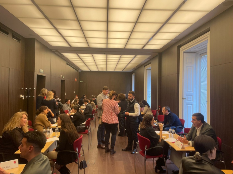 Encuentro entre técnicos de comercio exterior y empresas madrileñas, el pasado 23 de enero.