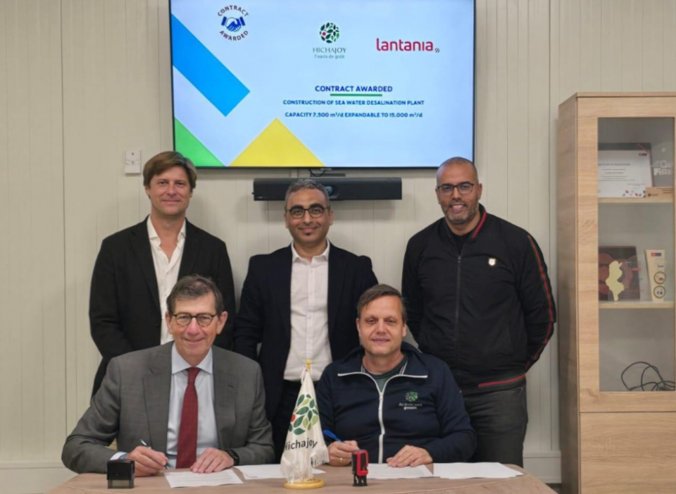 Lantania ha firmado su primer contrato en Túnez.