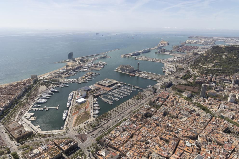 Vista general del Puerto de Barcelona (Foto: Port Barcelona).