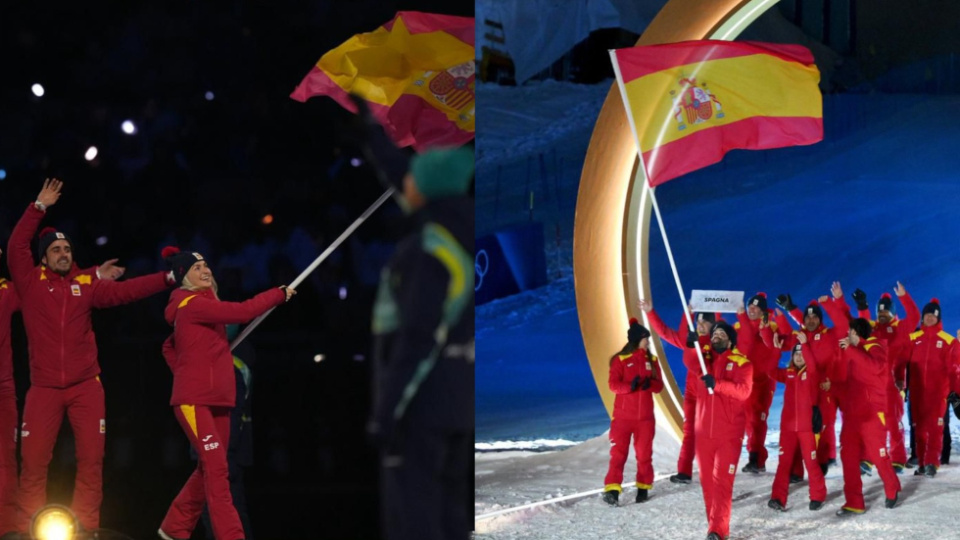 España despliega su mayor delegación histórica en la inauguración de los Juegos de Milano-Cortina 2026