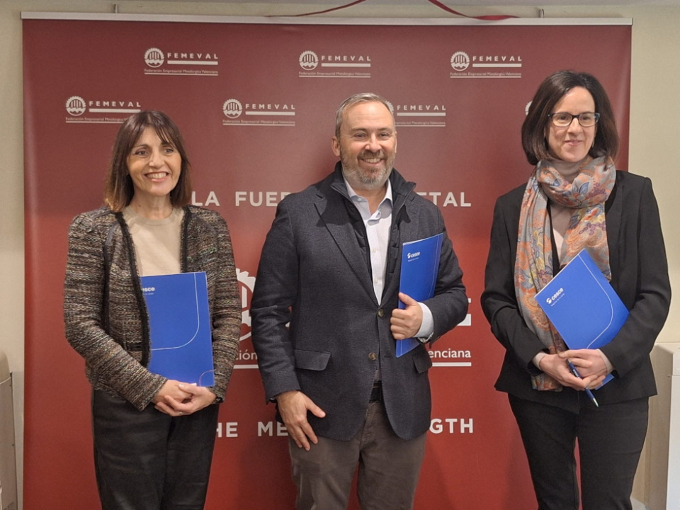 Cesce y FEMEVAL firman un acuerdo estrat&eacute;gico para blindar financieramente al sector del metal valenciano
