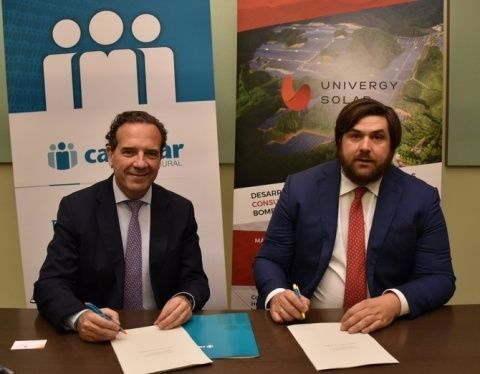 La firma del convenio.