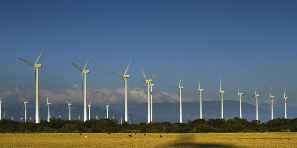 Acciona, parque eólico en Oaxaca, México.