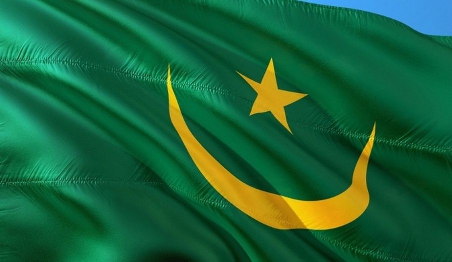 Bandera Mauritania.