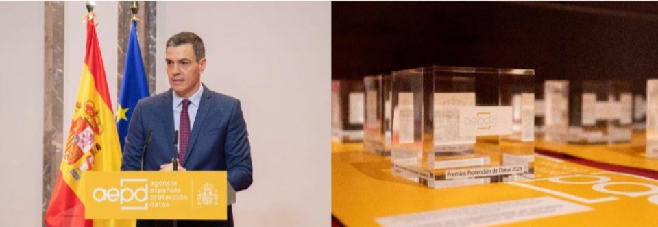 Internxt recibe el Premio de la Agencia Española de Protección de Datos.