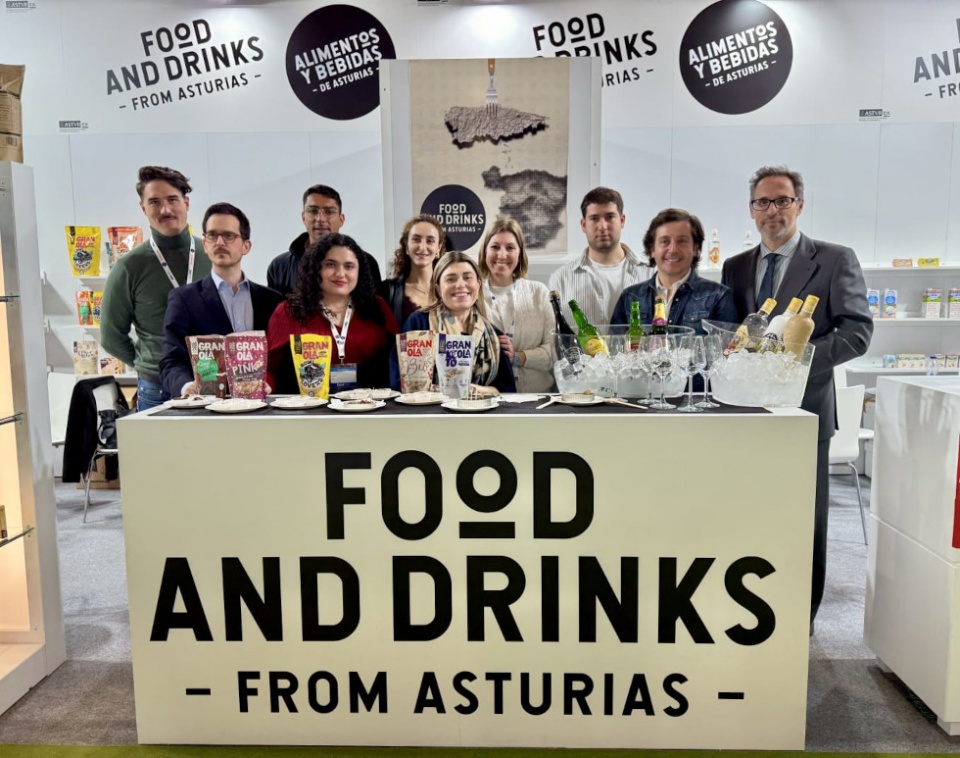 La delegación asturiana en Atenas.