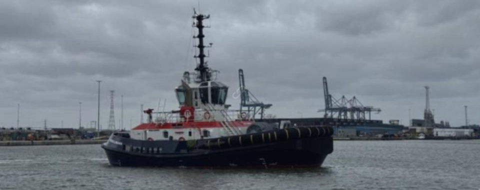 Boluda Towage ha incorporado a su flota en el r&iacute;o T&aacute;mesis el nuevo remolcador VB BOLUMAN.