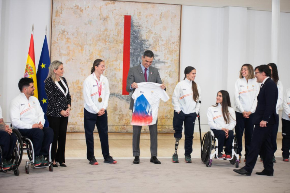 España recibe el reconocimiento institucional tras su brillante actuación en los Juegos Paralímpicos de Invierno 2026