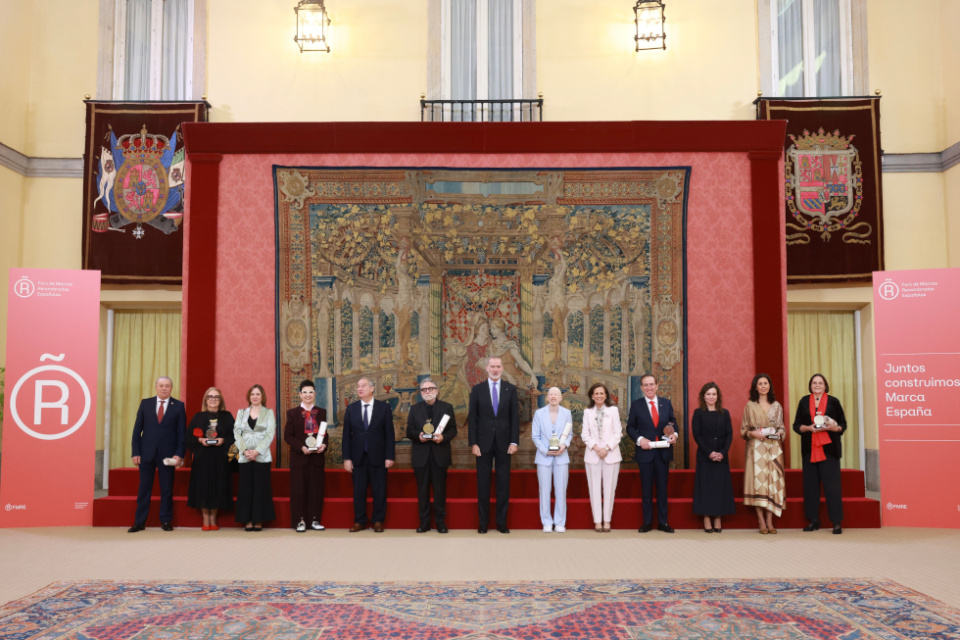 XI Promoci&oacute;n de Embajadores Honorarios de la Marca Espa&ntilde;a (Imagen: Casa Real)
