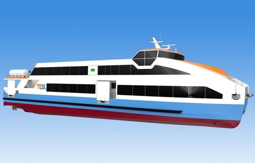Ferry eléctrico, Foto: Salt Ship Design.