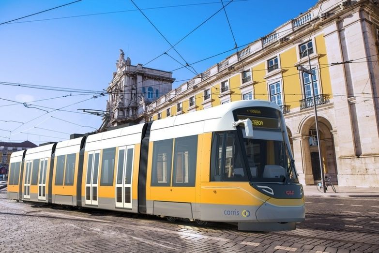 CAF,  Tranvía en Lisboa.
