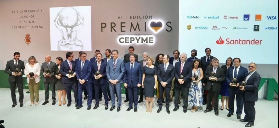 Premios CEPYME, foto de familia.