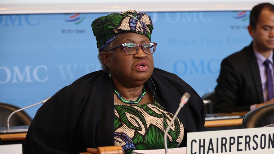 La Directora General de la Organización Mundial del Comercio (OMC), Ngozi Okonjo-Iweala.