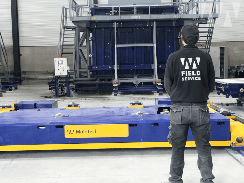 Molde 3D para caseta transformadora.