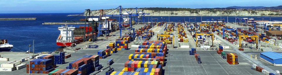 Uniport, el cl&uacute;ster log&iacute;stico multimodal de Euskadi (Imagen: Uniport Bilbao)