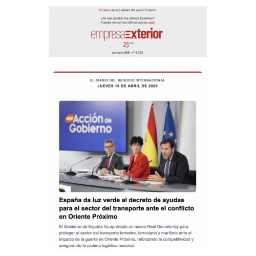 empresa Exterior 16-04-2026