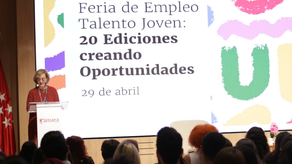 El Campus C&aacute;mara Madrid ha acogido la XX Feria de Empleo Talento Joven.