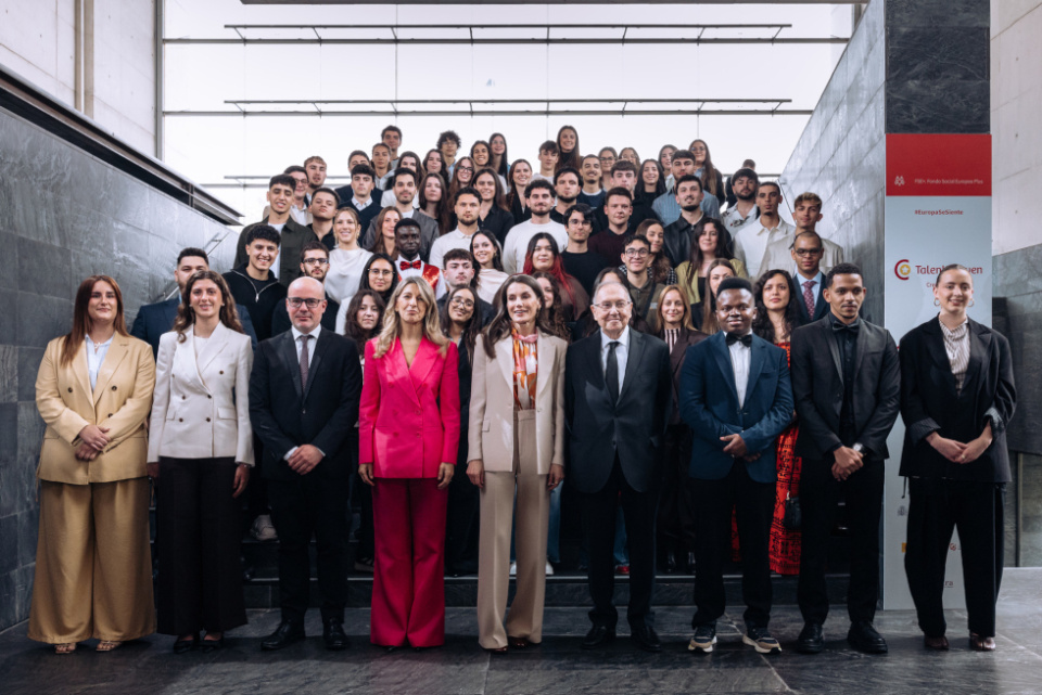 Su Majestad la Reina preside el d&eacute;cimo aniversario del programa Talento Joven de la C&aacute;mara de Comercio de Espa&ntilde;a.