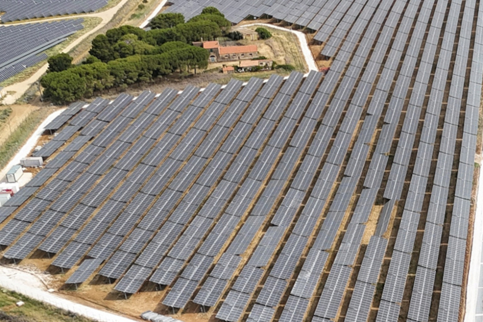 Planta fotovoltaica de Montalto di Castro, en Lazio.