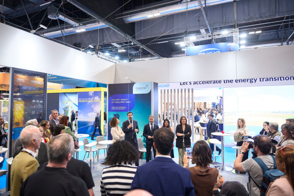 Canarias lidera la e&oacute;lica marina en WindEurope 2026.