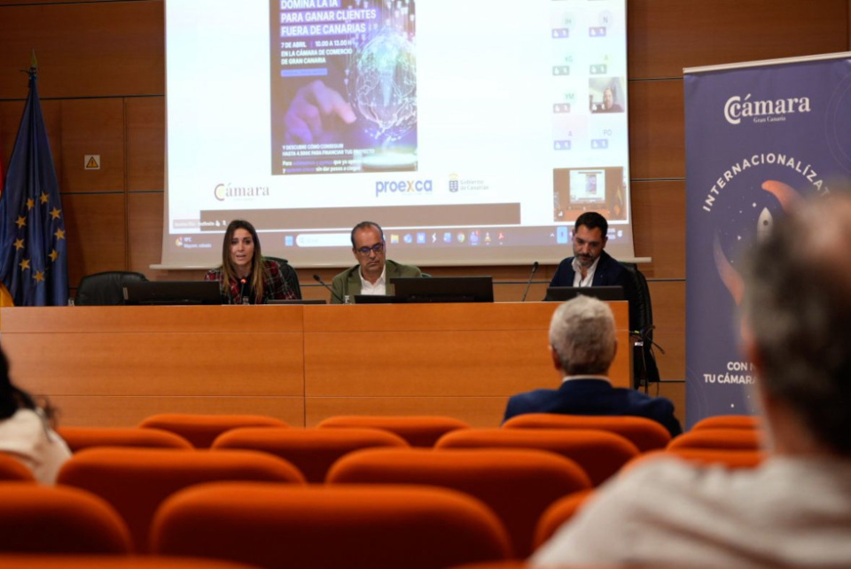 La C&aacute;mara de Gran Canaria y Proexca impulsan la internacionalizaci&oacute;n empresarial mediante Inteligencia Artificial