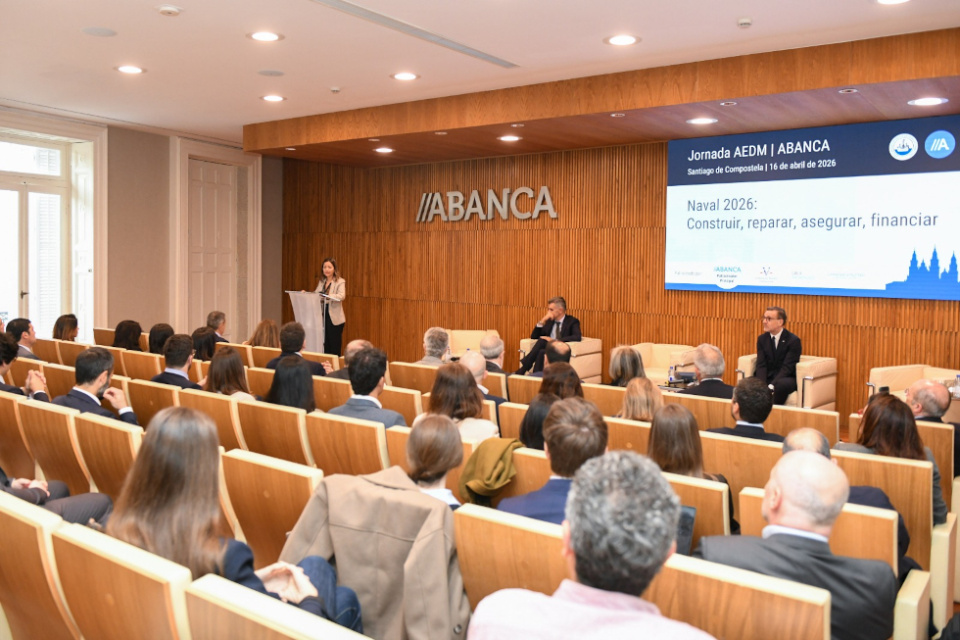 Seminario "Naval 2026: Construir, reparar, asegurar y financiar". (Foto: Xunta de Galicia)