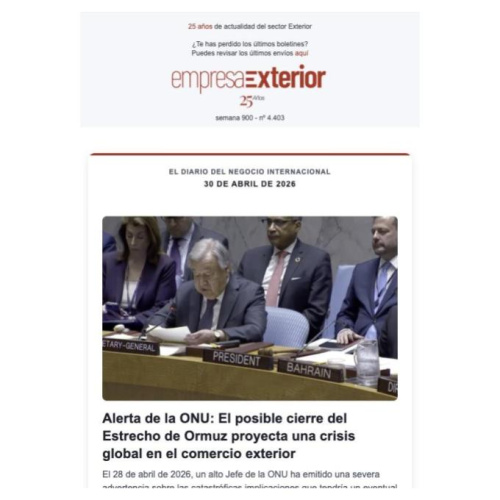 empresa Exterior 30-04-2026