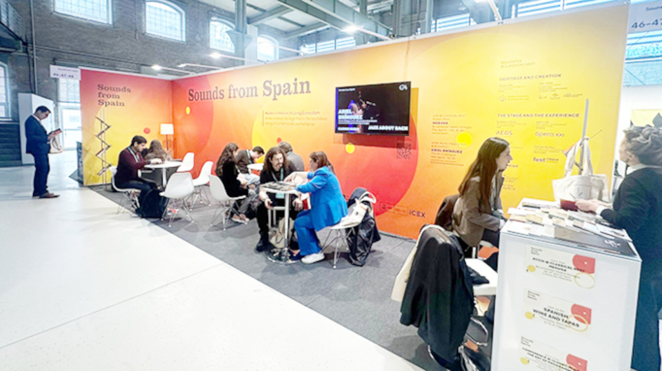 Estand informativo de ICEX en Classical: Next 2026  (Imagen: ICEX)