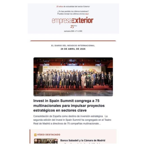 empresa Exterior 28-04-2026