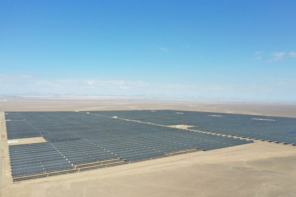 Paque solar de Coya, Chile.