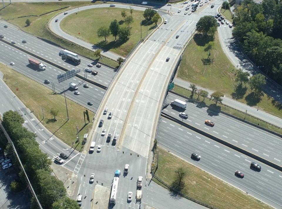 Autopista I-85 en Atlanta, Georgia.