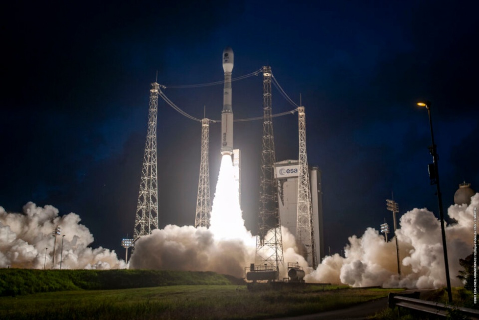 Fotografía: (C) ESA-CNES-ARIANESPACE/Optique vidéo du CSG–S. Martin.