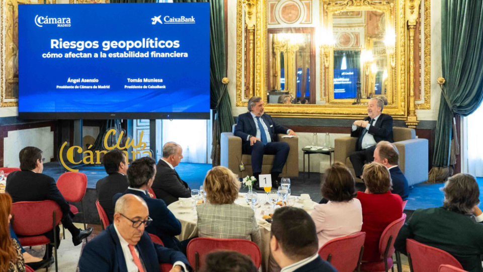 Desayuno Ejecutivo organizado por la C&aacute;mara de Madrid y CaixaBank (Foto: C&aacute;mara Madrid)
