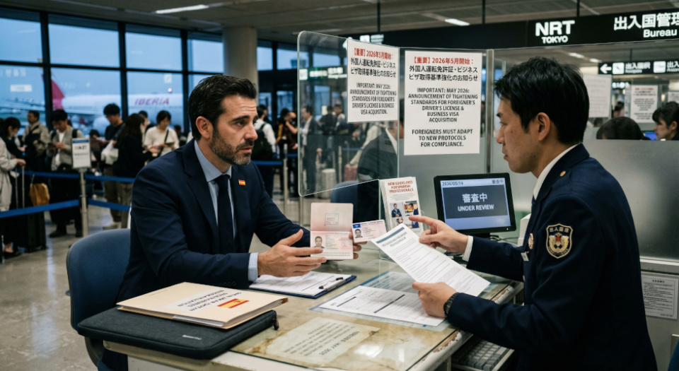 Jap&oacute;n refuerza el control migratorio y de movilidad profesional.
