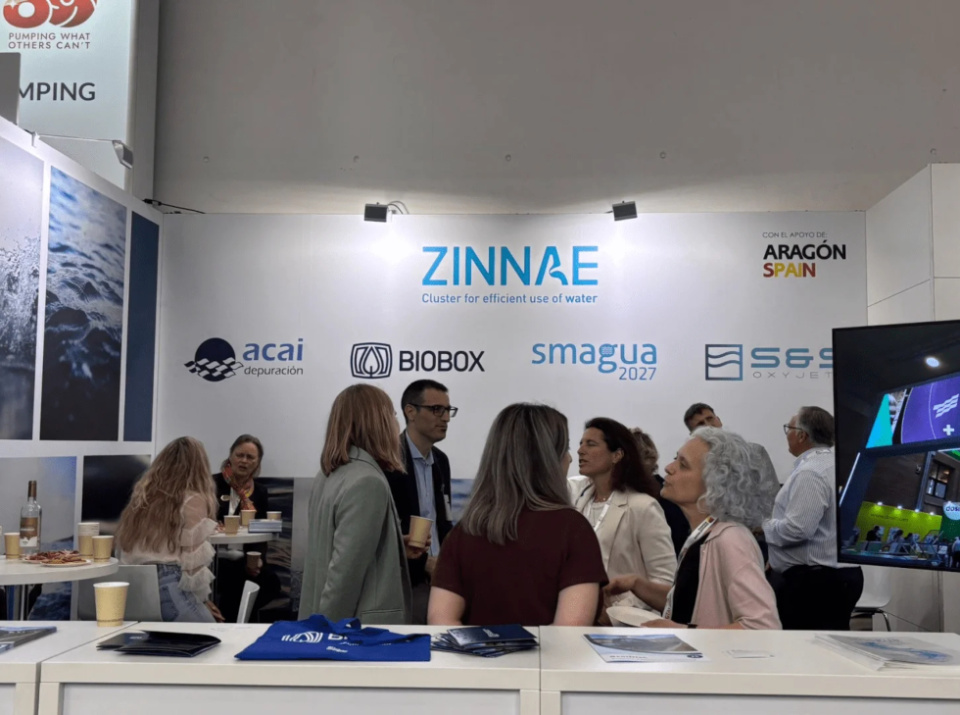 Diez entidades aragonesas participan en IFAT Munich con el apoyo de AREX. (Foto: AREX)