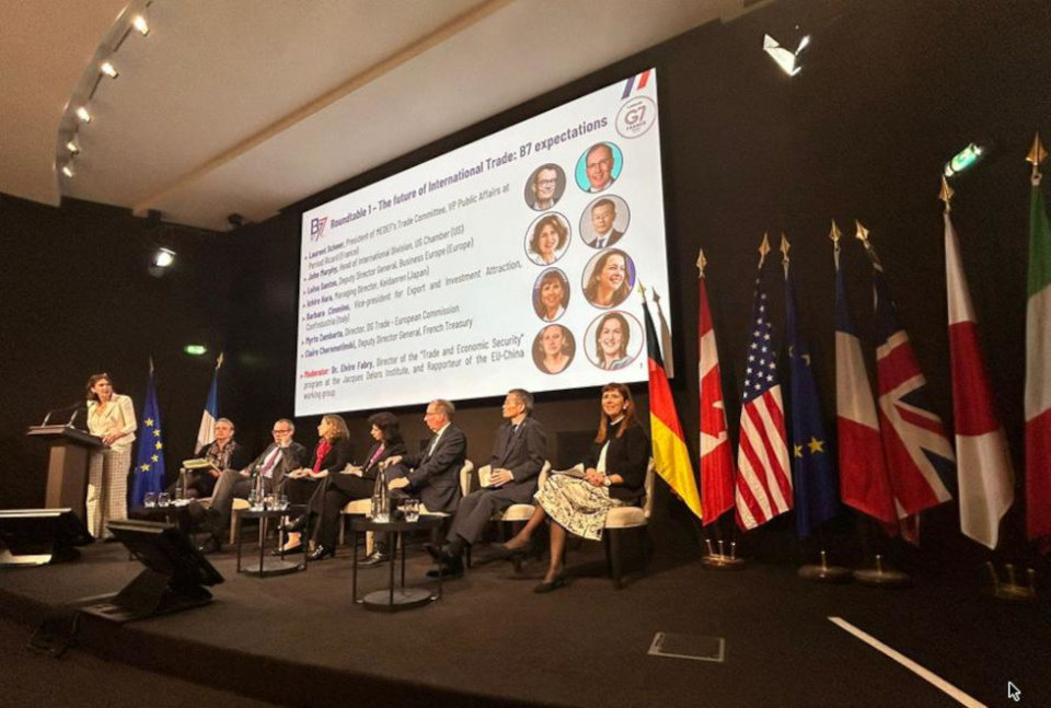 Confindustria B7 Par&iacute;s 2026: Alerta sobre fragmentaci&oacute;n y aranceles en comercio global y pymes (Foto: Confindustria)