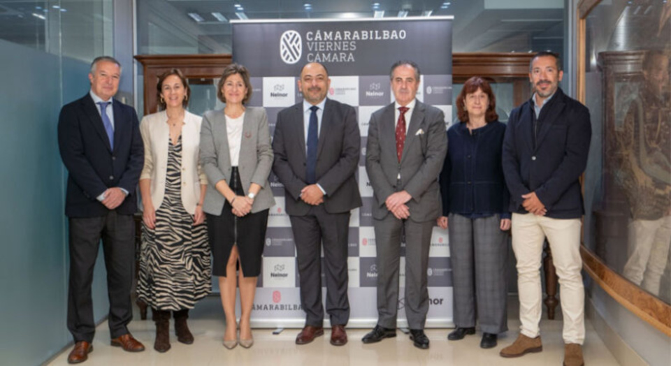 Antonio de Toro, Jefe Regional de Ventas para Espa&ntilde;a y Portugal de United Airlines, ha hecho balance del primer a&ntilde;o de United Airlines operando desde el Aeropuerto de Bilbao Foto: C&aacute;mara de Comercio de Bilbao
