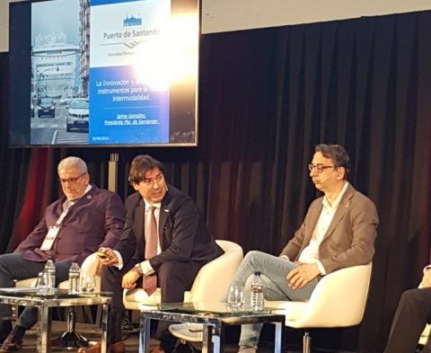 La intervención del Presidente de la Autoridad Portuaria.