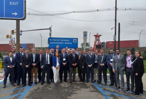 Encuentro NY Port Authority. Delegación Algeciras+Extenda USA+AP NY&NJ.